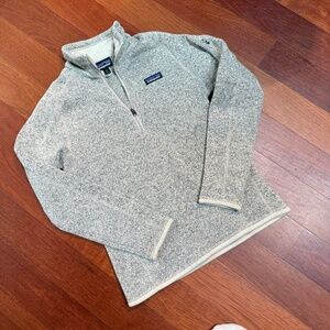 Patagonia Better Sweater Gray 1/4 Zip Pullover Sweater